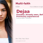 Dejaa Name Meaning and Details