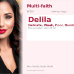 Delila Name Meaning and Details