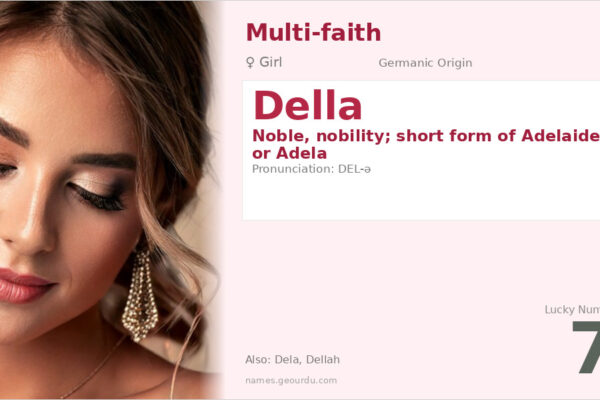 Della Name Meaning — Noble Origin, Girl’s Name & Details (2025)