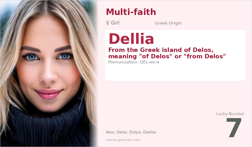 Dellia Name Meaning and Details