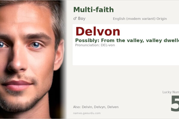Delvon Name Meaning — Origin, Gender & Details (2025)
