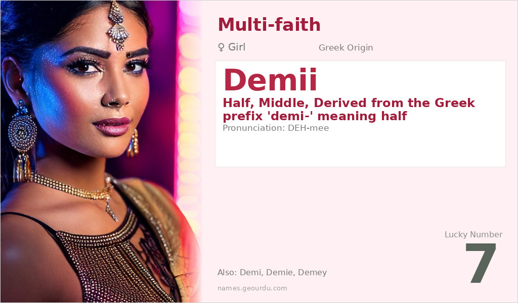 Demii Name Meaning and Details