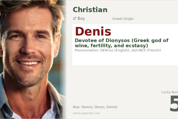 Denis Name Meaning — Greek Origin, Boy Name & History (2025)