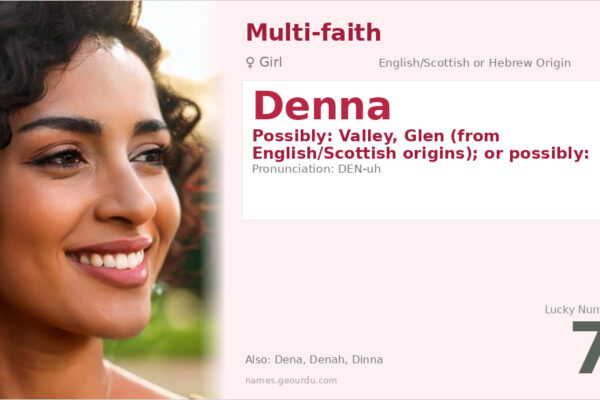 Denna Name Meaning — Origin, Gender & Details (2025)