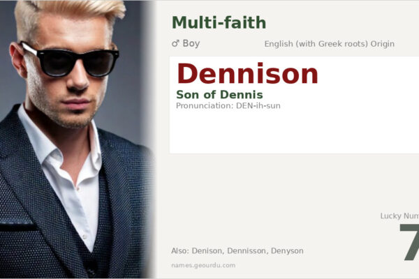 Dennison Name Meaning — Origin, Gender & Details (2025)