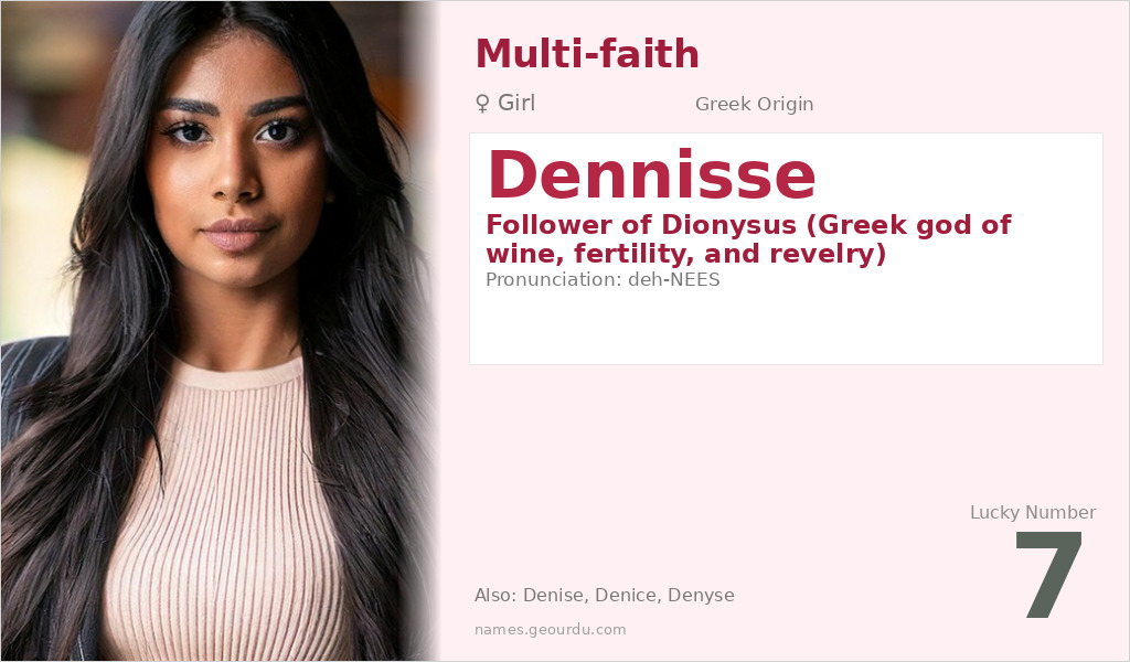 Dennisse Name Meaning and Details