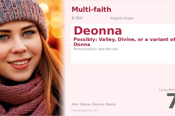 Deonna Name Meaning — Origin, Gender & Details (2025)