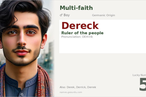 Dereck Name Meaning — Germanic Origin, Boy Name & History (2025)