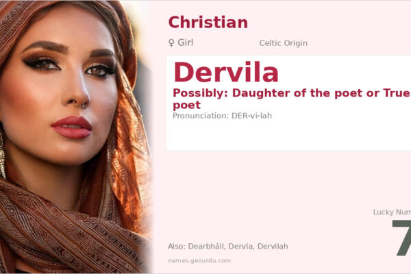 Dervila Name Meaning — Celtic Origin, Girl Name & Details (2025)