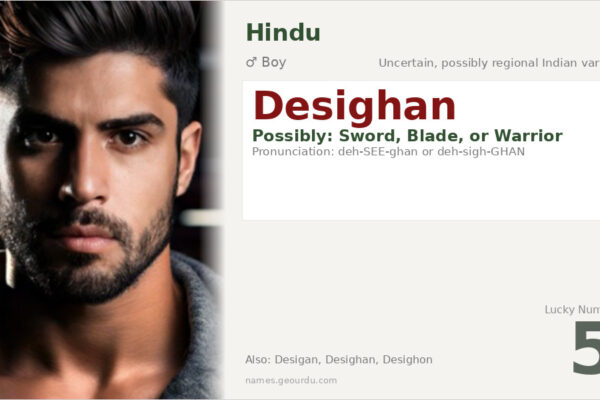 Desighan Name Meaning — Origin, Gender & Details (2025)