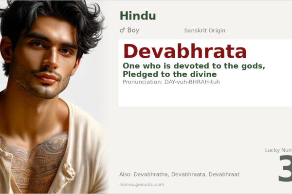 Devabhrata Name Meaning — Sanskrit Origin, Boy Name & Details (2025)