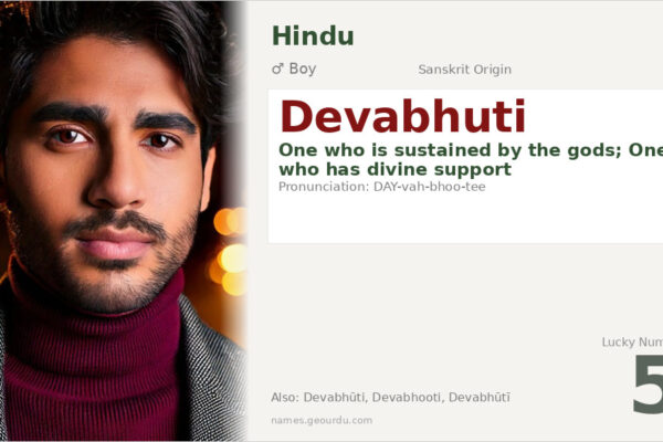 Devabhuti Name Meaning — Sanskrit Origin, Boy Name & Historical Significance (2025)