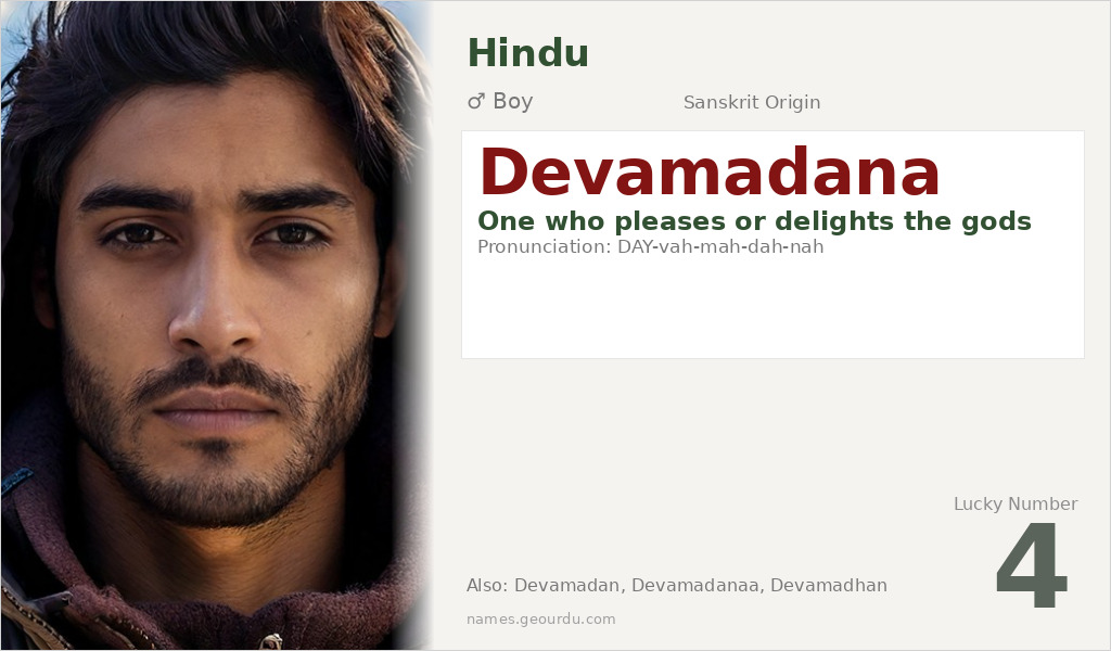 Devamadana Name Meaning and Details