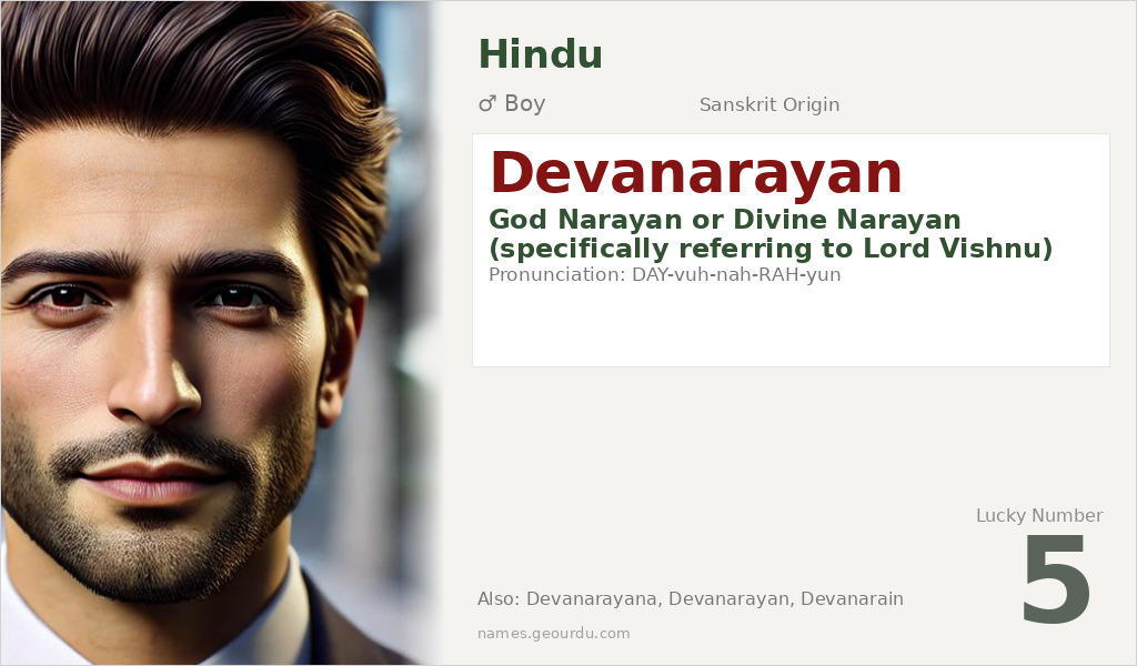Devanarayan Name Meaning and Details