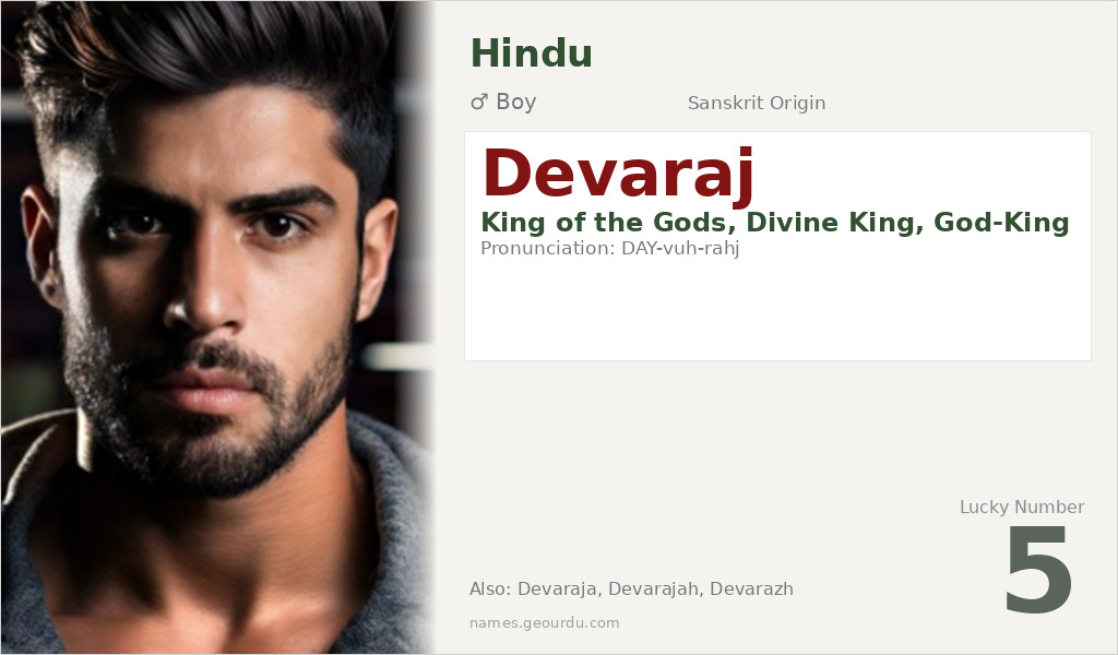 Devaraj Name Meaning and Details