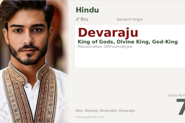Devaraju Meaning — Sanskrit Origin, Boy Name & Details (2025)