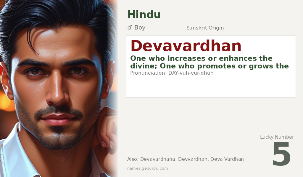 Devavardhan Name Meaning and Details