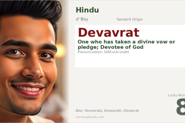 Devavrat Name Meaning — Sanskrit Origin, Boy Name & Details (2025)