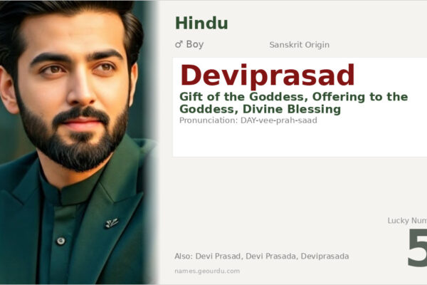 Deviprasad Name Meaning — Sanskrit Origin, Boy & Details (2025)
