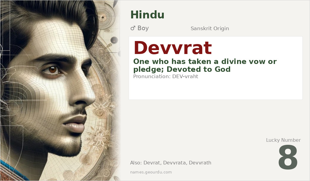 Devvrat Name Meaning and Details