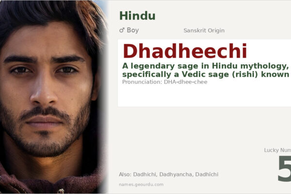 Dhadheechi Meaning — Hindu Sage Name Origin & Details (2025)
