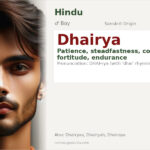 Dhairya Name Meaning and Details