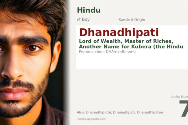 Dhanadhipati Name Meaning — Sanskrit Origin, Hindu Boy Name & Details (2025)