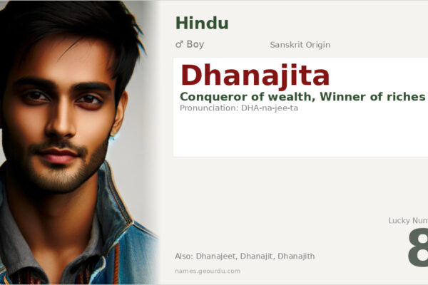 Dhanajita Meaning — Sanskrit Origin, Boy Name & Details (2025)