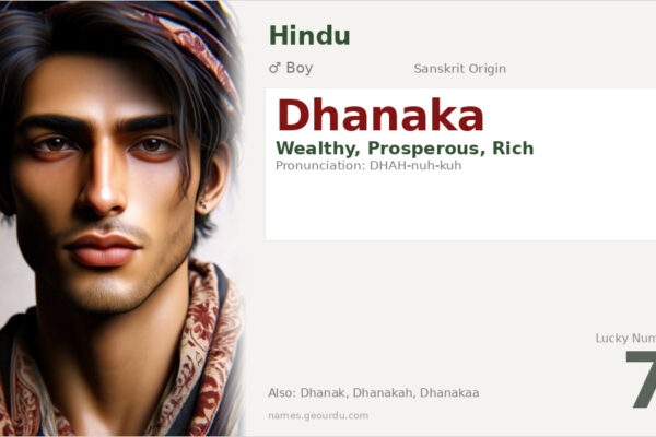 Dhanaka Name Meaning — Sanskrit Origin, Boy Name & Details (2025)