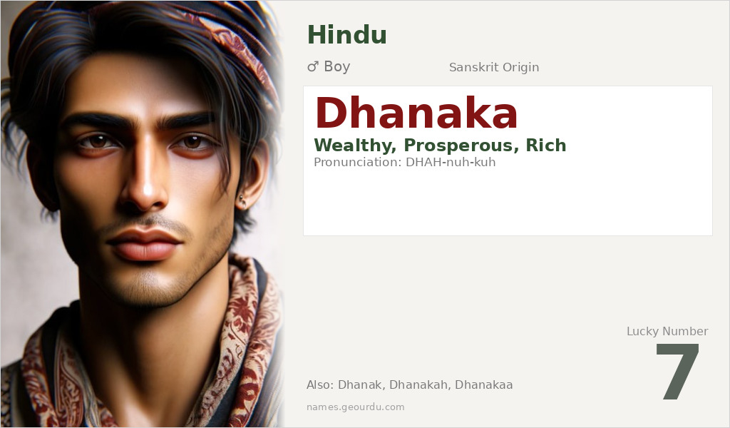 Dhanaka Name Meaning and Details