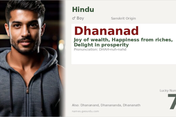Dhananad Name Meaning — Sanskrit Origin, Boy Name & Details (2025)