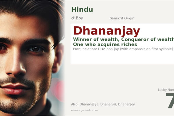 Dhananjay Name Meaning — Sanskrit Origin, Boy Name & Details (2025)