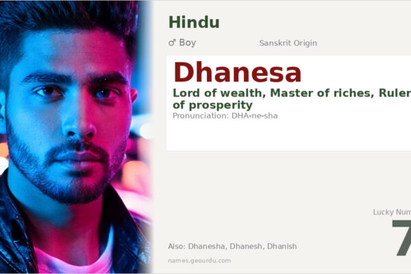 Dhanesa Name Meaning — Sanskrit Origin, Boy Name & Details (2025)