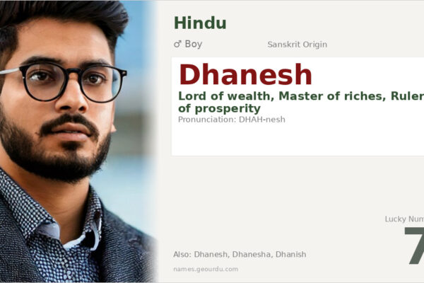 Dhanesh Name Meaning — Sanskrit Origin, Boy Name & Details (2025)