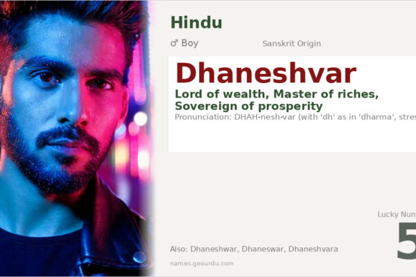 Dhaneshvar Meaning — Sanskrit Origin, Boy Name & Details (2025)