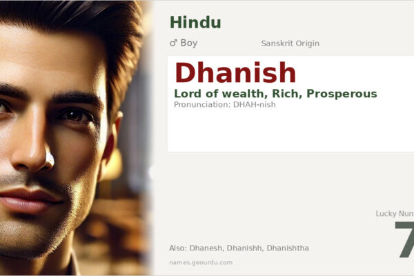 Dhanish Name Meaning — Sanskrit Origin, Boy Name & Details (2025)