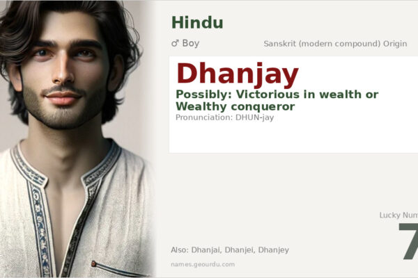 Dhanjay Name Meaning — Origin, Gender & Details (2025)