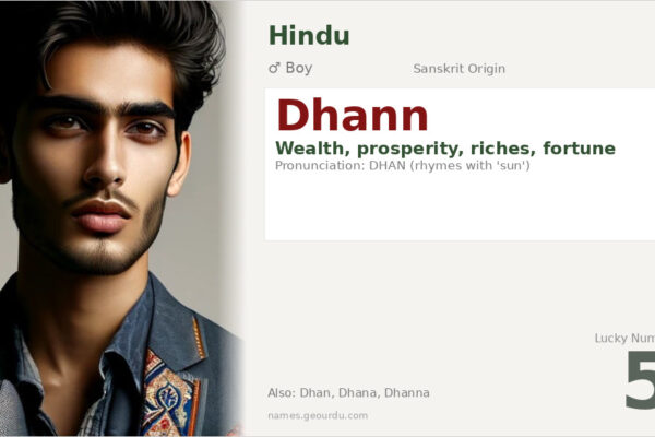 Dhann Name Meaning — Sanskrit Origin, Boy Name & Details (2025)