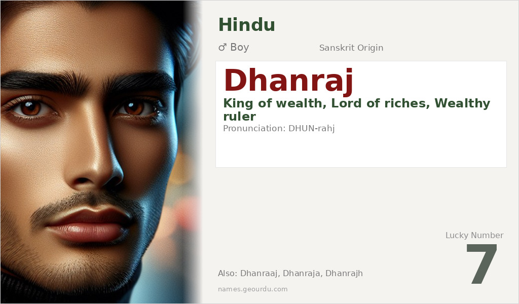 Dhanraj Name Meaning and Details