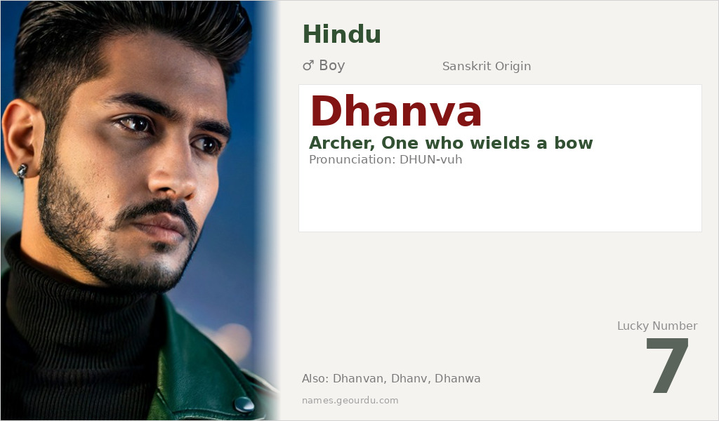 Dhanva Name Meaning and Details