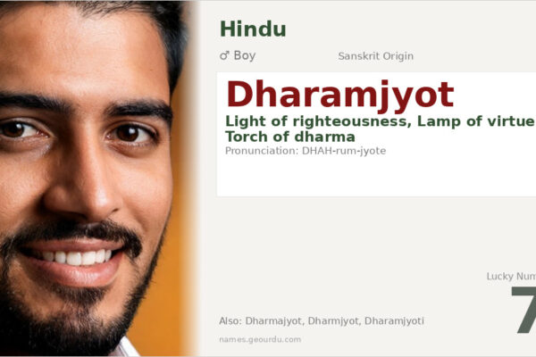 Dharamjyot Name Meaning — Sanskrit Origin, Boy Name & Details (2025)