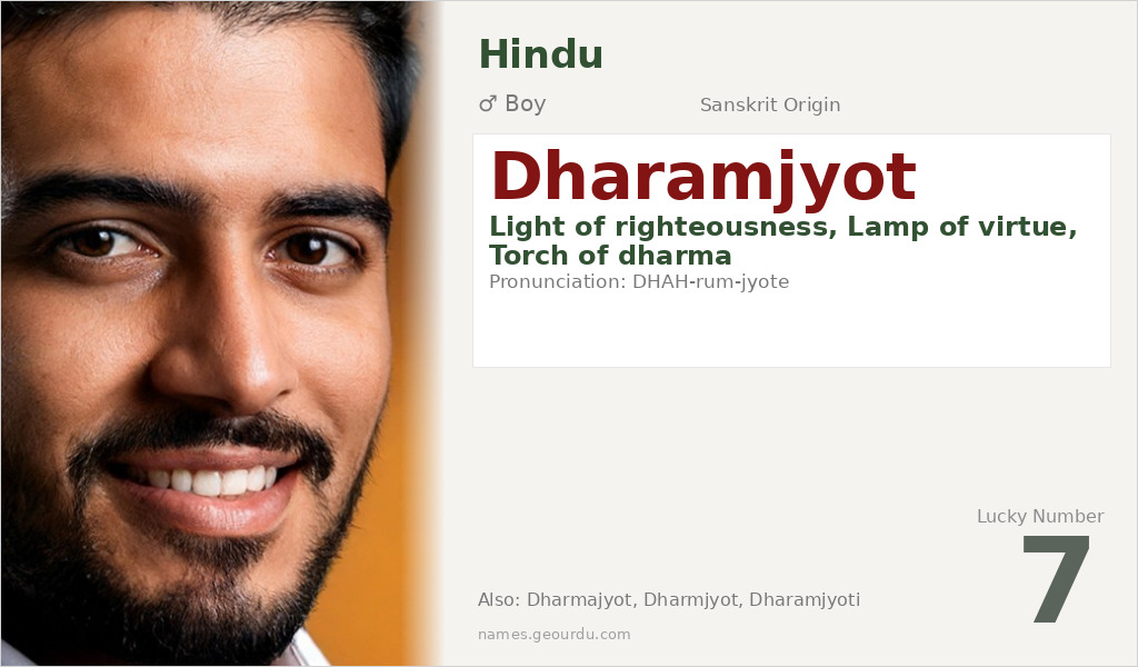 Dharamjyot Name Meaning and Details