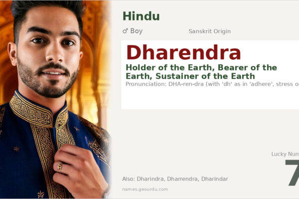 Dharendra Name Meaning — Sanskrit Origin, Boy Name & Details (2025)