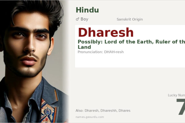 Dharesh Name Meaning — Origin, Gender & Details (2025)