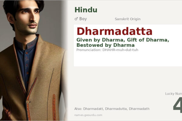Dharmadatta Meaning — Sanskrit Origin, Boy Name & Details (2025)