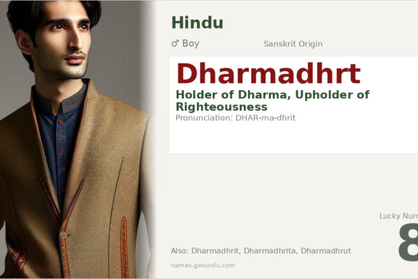 Dharmadhrt Meaning — Sanskrit Origin, Boy Name & Details (2025)