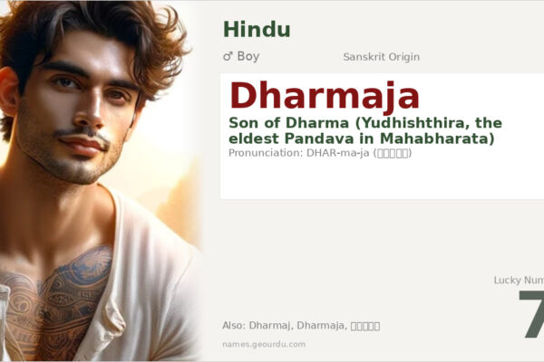 Dharmaja Meaning — Sanskrit Origin, Boy Name & Mahabharata Connection (2025)
