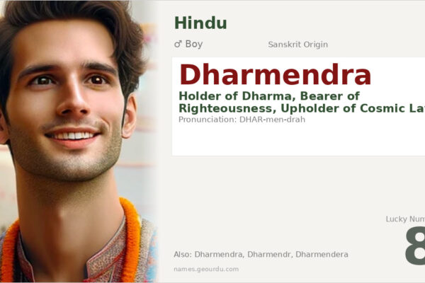 Dharmendra Name Meaning — Sanskrit Origin, Boy Name & Details (2025)