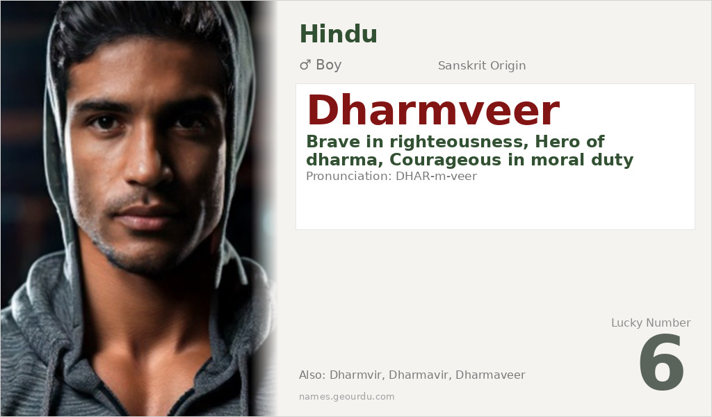 Dharmveer Name Meaning and Details
