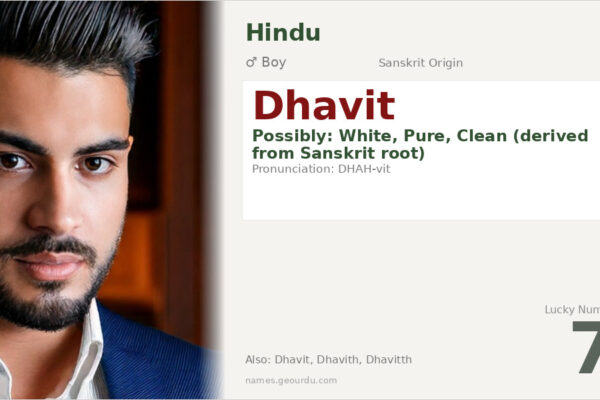 Dhavit Name Meaning — Sanskrit Origin, Boy Name & Details (2025)